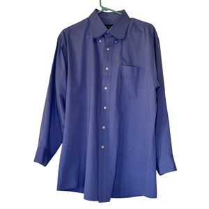 3/$20 John Ashford Blue Long Sleeve Button Down Shirt